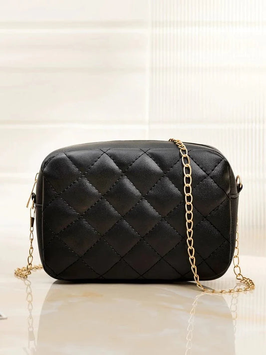BLACK LUXE CROSS BODY BAG